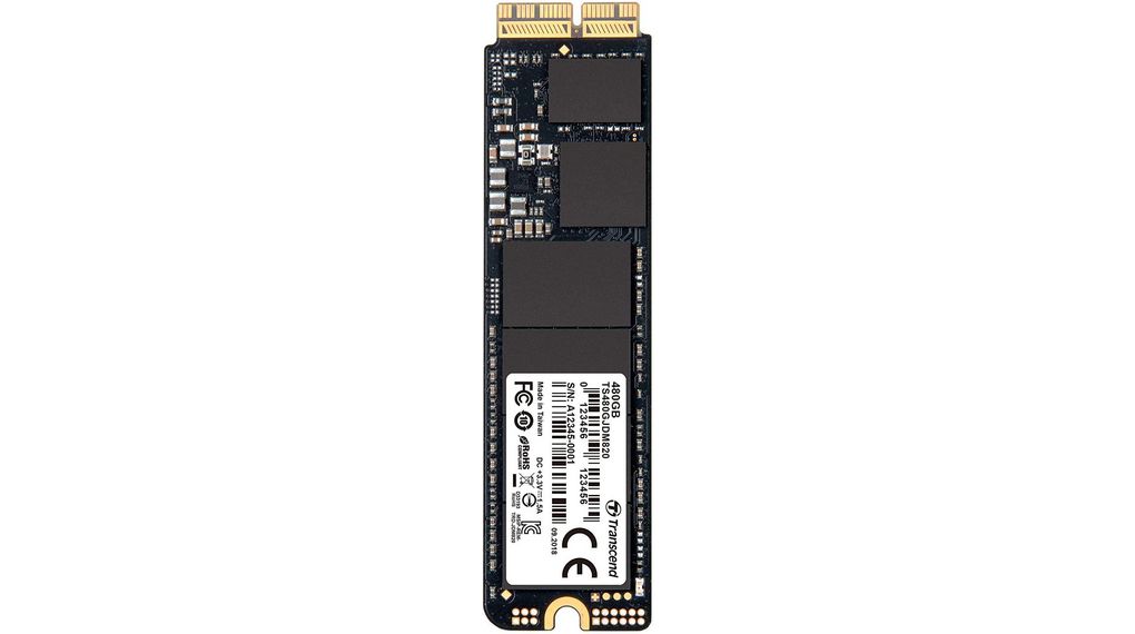 Disque SSD, JetDrive 820, M.2 2280, 480GB, PCIe 3.0 x2