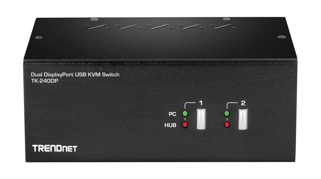 Switch KVM DisplayPort à 2 ports pour moniteur double 2 prises pour écran USB-A