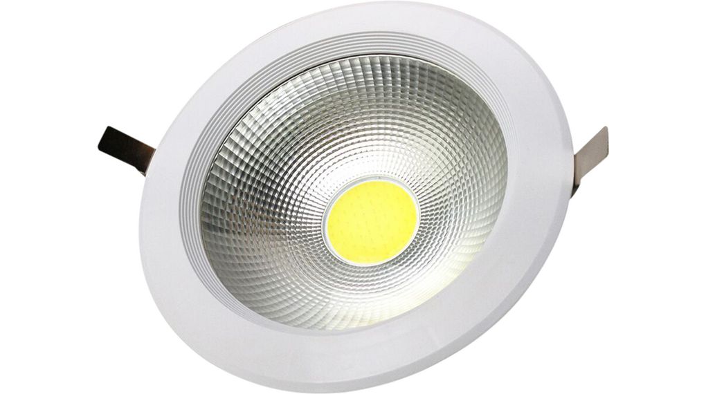 Proiettore LED da incasso bianco caldo,30 W,A++