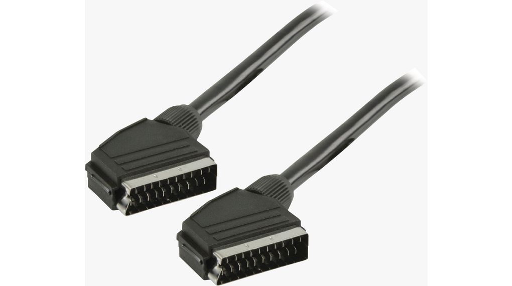 SCART Cable, SCART Male - SCART Male, 3m