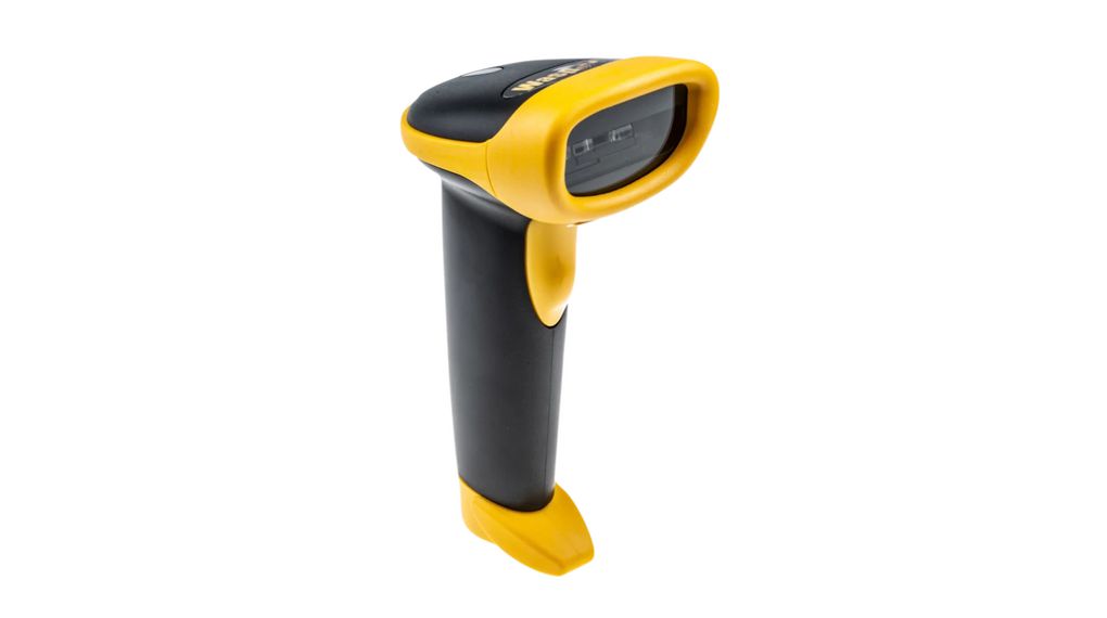 Barcode Scanner, Handheld, 1D, Connection Method - Wireless / Bluetooth, Black / Yellow