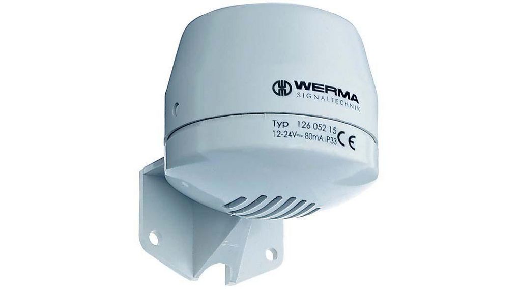 Signaalgever 126 105dBA Meerdere tonen 12 ... 24 VDC IP33 Schroefaansluiting