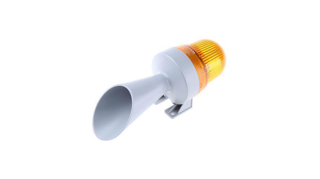 425.320.75 | Werma 425 Series Yellow Horn Beacon, 24 V ac/dc, IP65 ...