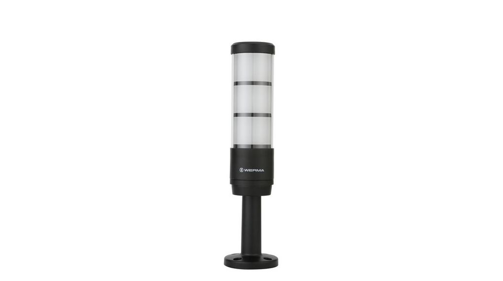 Signalsäule Grün / Rot / Gelb 24V RST 56 Winkelmontage / Pfostenmontage IP66 / IP69K Federkraftklemme