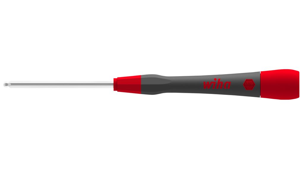 Screwdriver, Hex with Ball Tip, 5/64", Rotating Grip