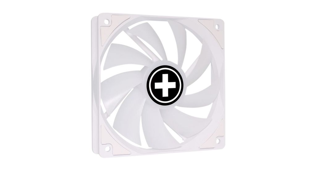 Computer Case Fan, White, DC, 120x120x25mm, 115.8m³/h, 32.5dBA