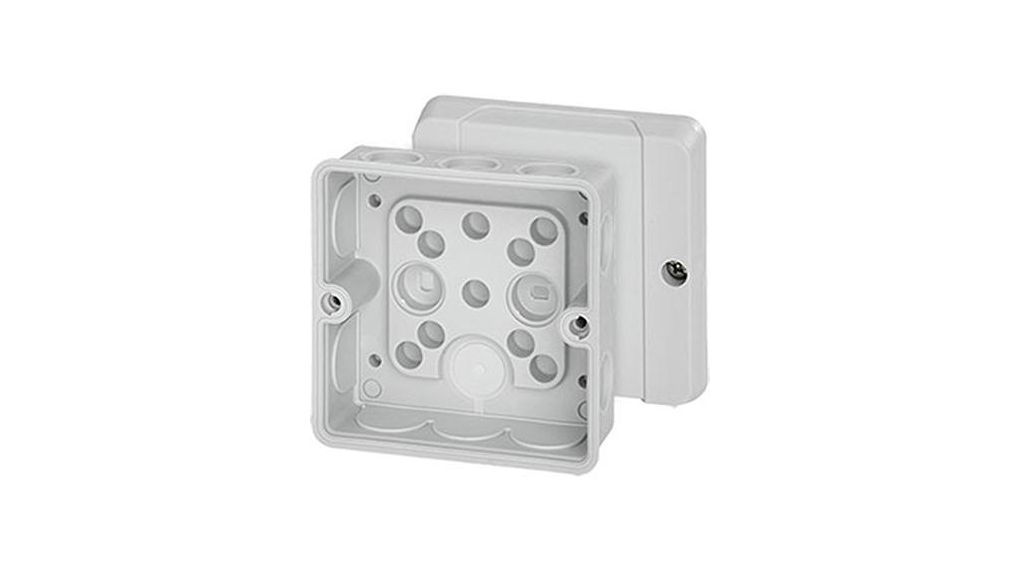 HENSEL DE Series Grey Polycarbonate Junction Box, IP55, 50 x 88 x 88mm