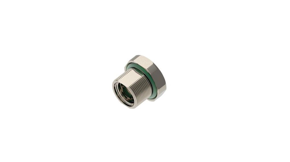 Lumberg Automation Silver Mounting Screw, Shell Size 8.65 x 10.7 mm for use with SPE Receptacles, Nickel-Plated Size, Pack of 2 pieces