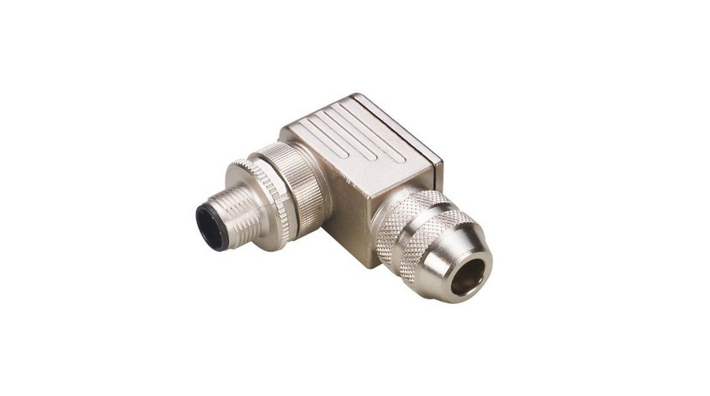 ifm electronic Industrial Circular Connector, 1 Contacts, Screw, M12 Connector, Plug, Male, IP67, E Series, Prise, 1 Contacts, 4A, 25V, IP67