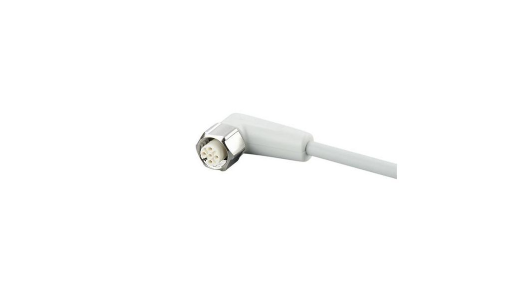 ifm electronic Female 1 way M12 to Unterminated Unterminated Sensor Actuator Cable, 20 m Leiter, 20m, IP65 / IP67 / IP68 / IP69K, Grau