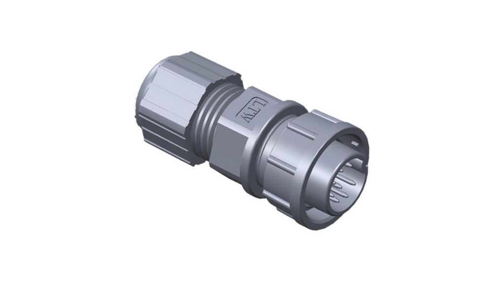 Industrial Circular Connector, 8 Contacts, Threaded, Plug, Male, IP67, Ceres Series, Steckbuchse, 8 Anzahl Kontakte, 5A, IP67