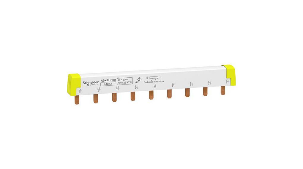 Schneider Electric Acti9 3 Phase Busbar, 415V ac, 18mm Pitch