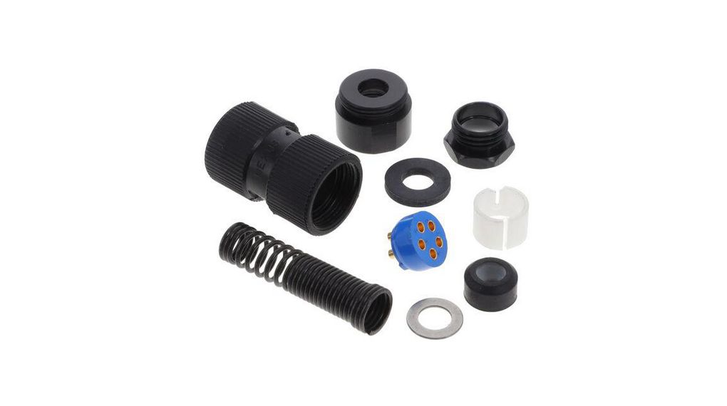 Circular Connector, 5 Contacts, Plug, Male, AP-115 Series, Socket, 5 Contacts