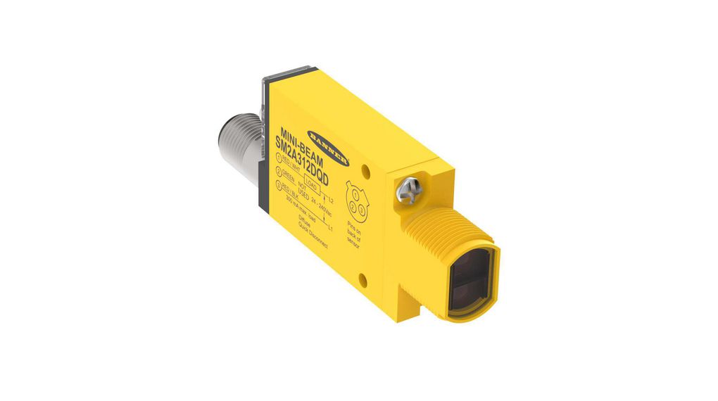 Diffuse Photoelectric Sensor, Rectangular Sensor PNP 2ms 300mA LED IP67