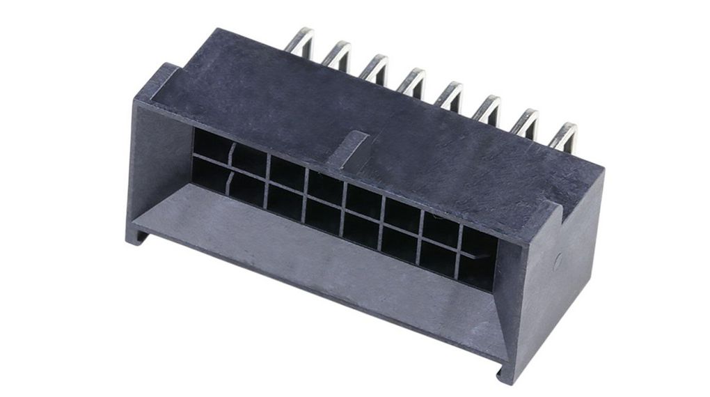 2196371214 | Molex 219637 Series Right Angle Through Hole PCB Header ...