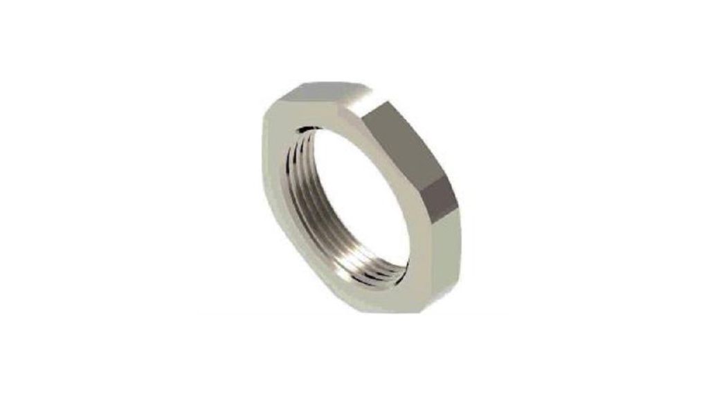 HARTING Sliver Hex Nut, Shell Size M10 x 0.5 mm for use with Conectores circulares Taille, Lot de 2 pièces