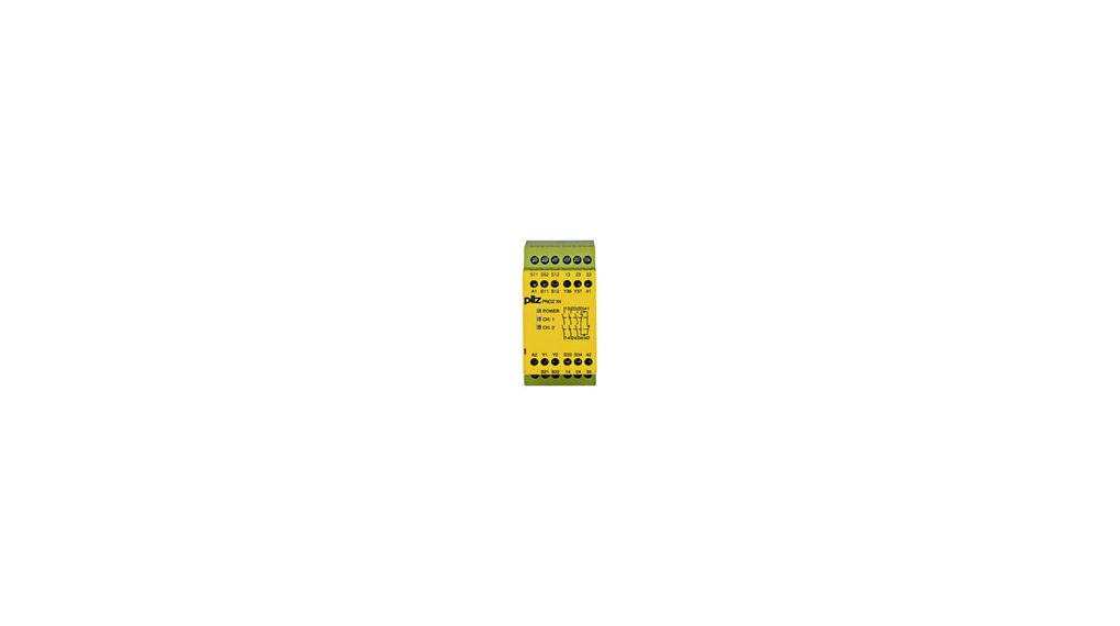 774730 | Pilz 774730 1 Auxiliary Contacts Safety Relay 24V dc, Single ...