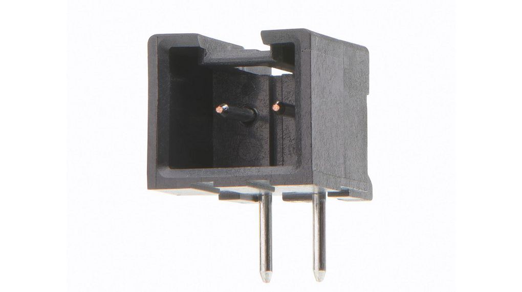 534269Male Connector Housing, 2.5 mm Pitch, 2 Way, 1 Row Right Angle, Pack of 10 pieces