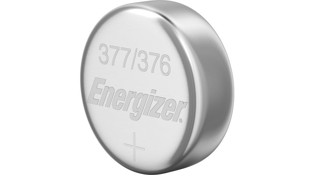 Button Non-Rechargeable Battery, 1.55 V, 6.8 mm Diameter, Silver Oxide, Pack of 10 pieces