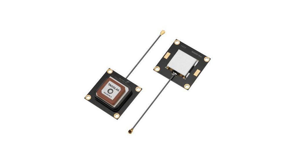 AGVLB.25B.07.0060A Square Directional GPS Antenna with IPEX Connector, GPS 60mm