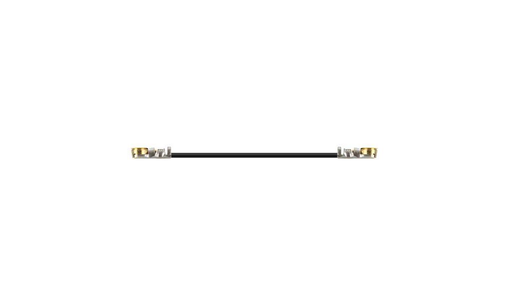 CAB.01082 Series, 200 mm, 1.37 Coax Coaxial, Unterminated Noir