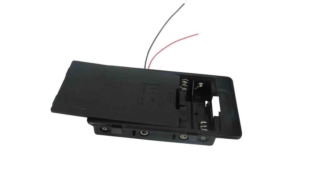 AA Battery Holder, Coil Spring Contact