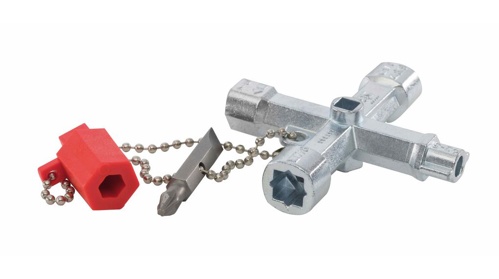Diecast Zinc 12-way Cross Wrench, 65x65 mm Capacity