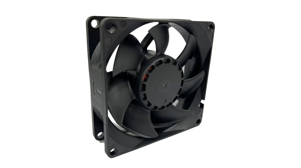 Axial Fan, 24 V dc, DC Operation, 63.7cfm, 10.944W, 290mA Max, IP20, 80 x 80 x 25mm