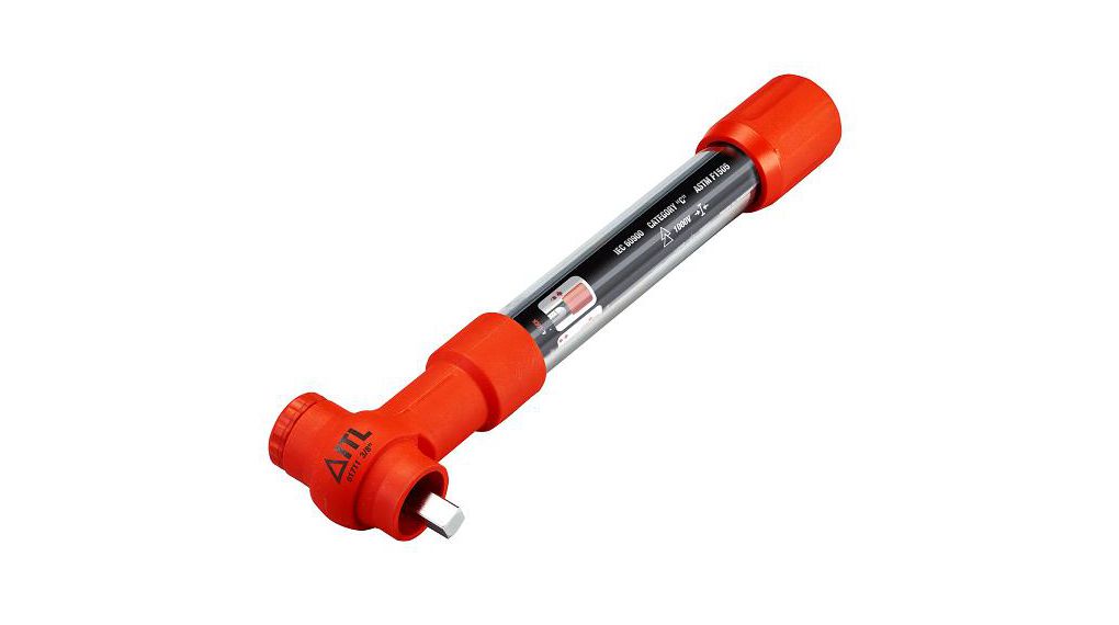 ITL Insulated Tools Ltd Mechanical Torque Wrench, 5-25Nm, 3/8 in Drive, Hex Drive 285mm