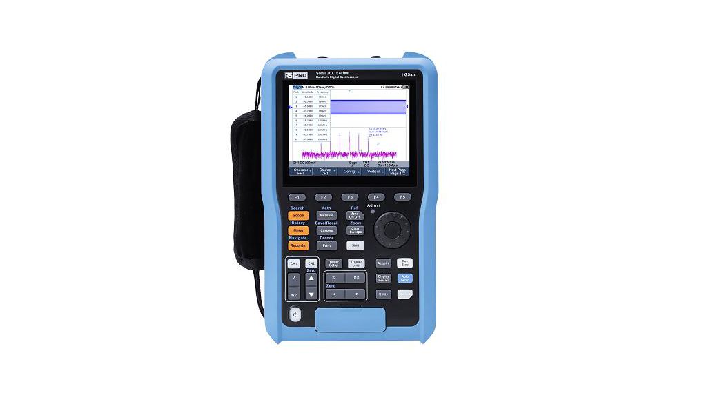 RS PRO, 200MHz Handheld Oscilloscope, 2 Analogue Channels, 0 Digital Channelsx 200MHz