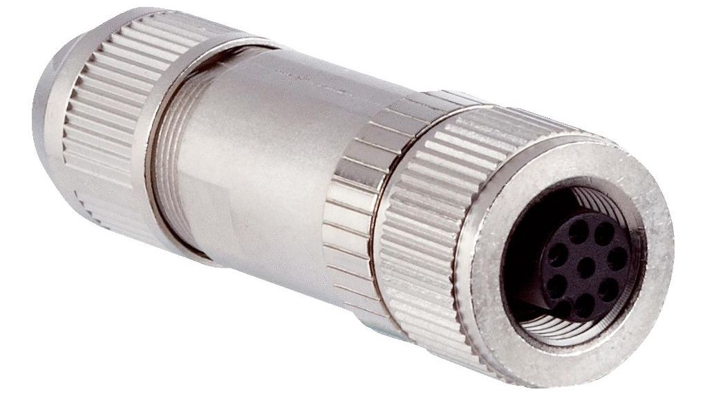 SICK Circular Connector, 8 Contacts, Cable Mount, M12 Connector, Socket, Female, IP67, STE Series Contacts