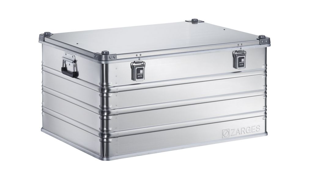 Transit Case, 950x690x480mm, 115kg, Aluminium, Silver