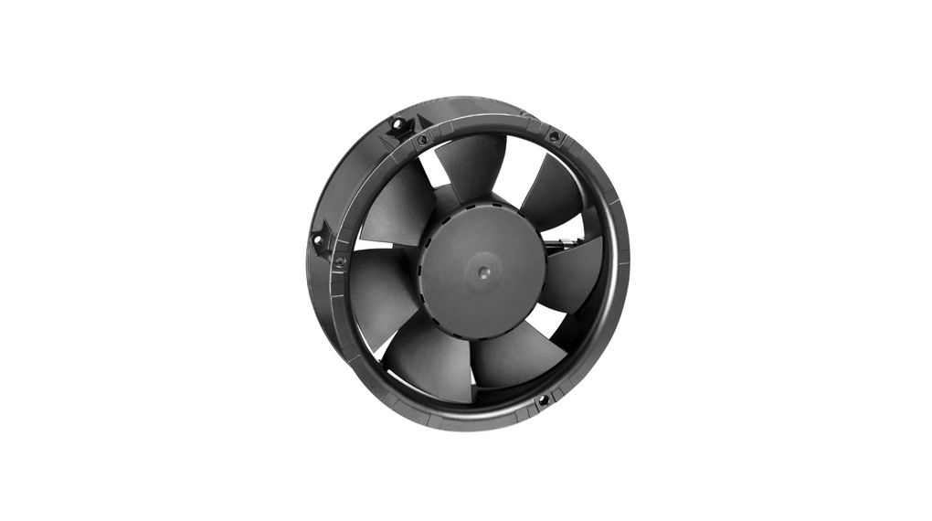 Axiální ventilátor DC Kulový 172x172x51mm 48V 4000min-1 390m³/h Kontakt zástrčky / 3kolíkový splétaný vodič
