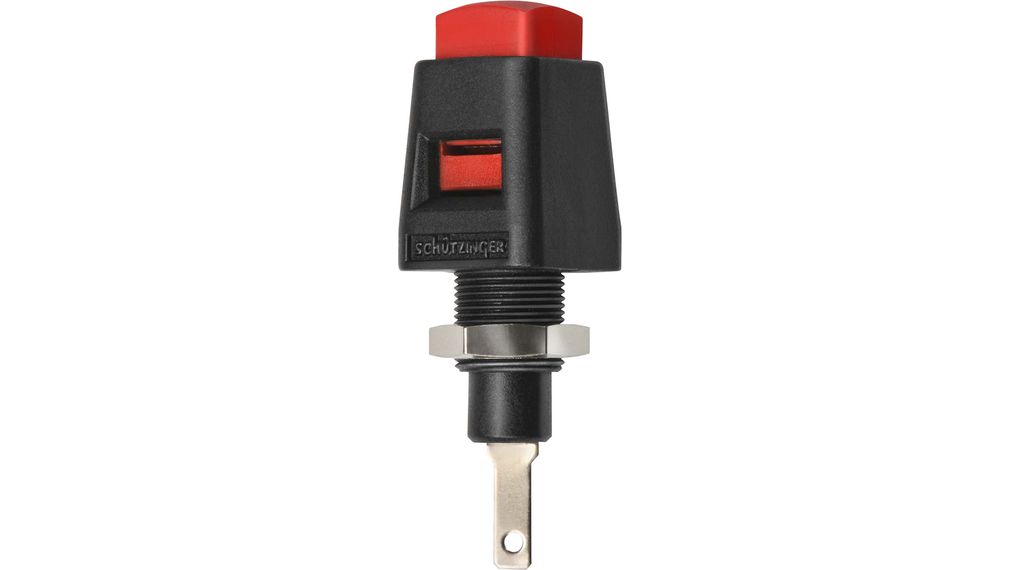 Quick-release terminal 4mm 5A 33V Red