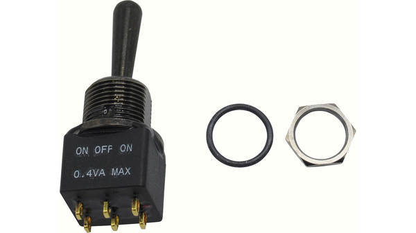 Toggle Switch ON-OFF-ON 400 mA 2CO IP67