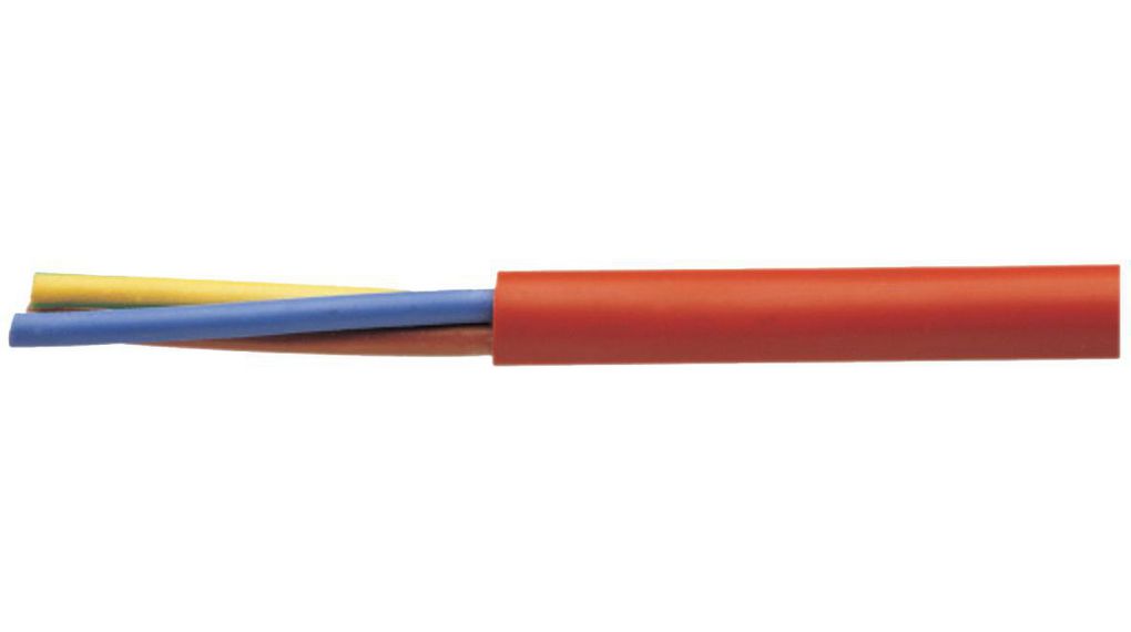 Mains Cable 3x 0.75mm² Copper Unshielded 500V 100m Brown