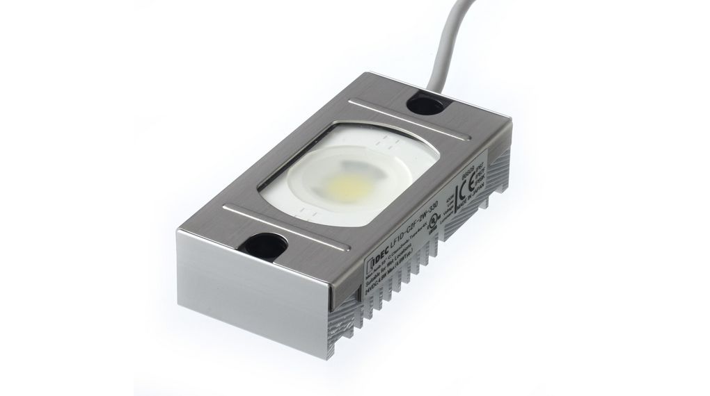 LED-remse, LF1D, 100mm, 24V, 190mA, 4.6W, Kjølig hvit