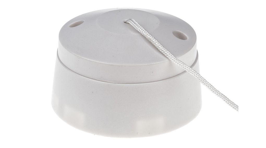 Interrupteur à Tirette Avec Cordon 2A 250V - Pour Lampes, Luminaires, Remplacement - Marque LEVSEB