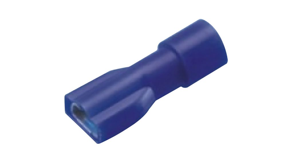 Spade Connector, Insulated, 6.3mm, 1.5 ... 2.5mm², Socket, 100 ST
