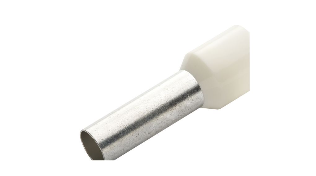 Bootlace Ferrule 0.5mm² White 14mm 100 ST