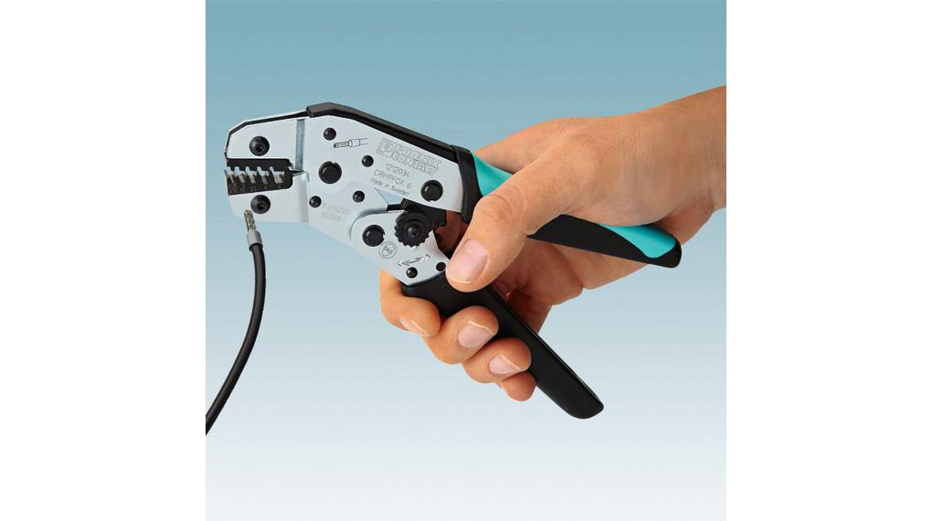 Pince à sertir, 0.25 ... 6mm², 198mm