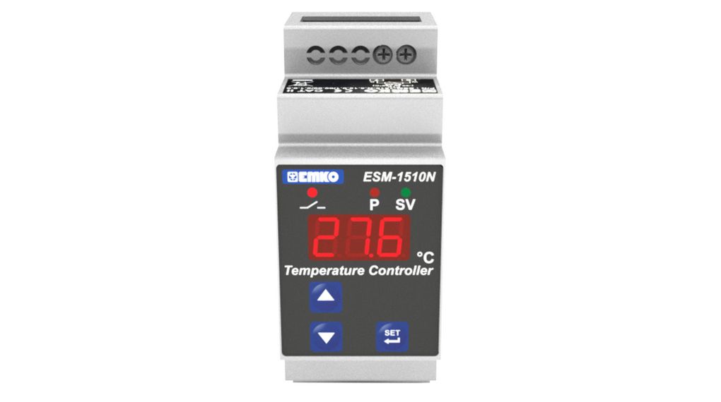 Temperaturregulator, PÅ/AV, Termoelement, 230V, Relé