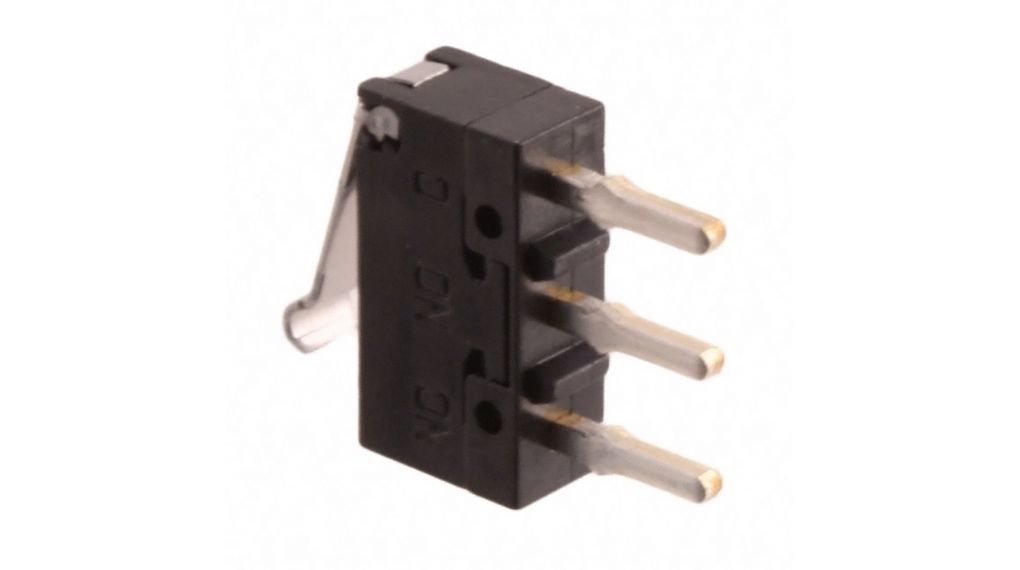 Micro Switch AV4, 500mA, 1CO, 0.29N, Simulated Roller Lever