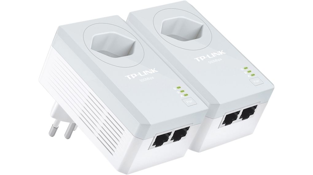 TL-PA4020PKIT, TP-Link Powerline adapter kit 2 x 10/100 500Mbps