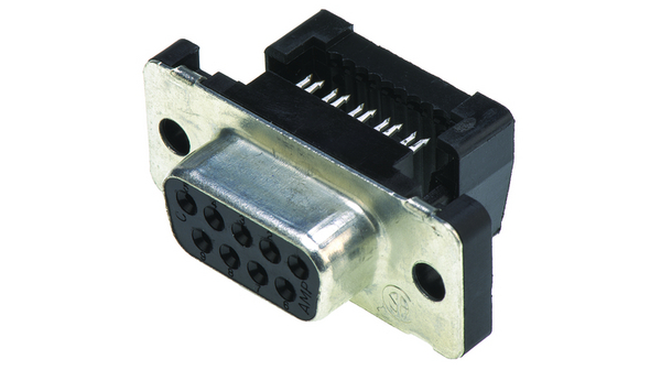 D-Sub-Steckverbinder, Buchse, DE-9, IDC