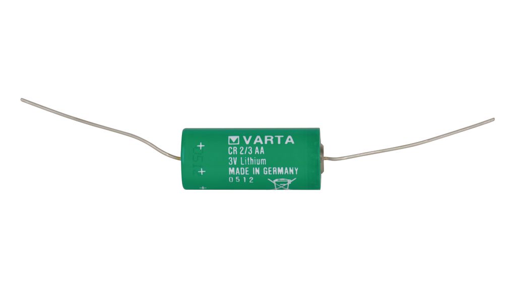 Primary Battery, 3V, 2/3AA, Lithium