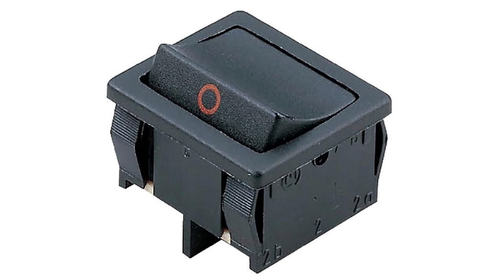 1802.1221 | Marquardt Rocker Switch, 4 A, 2NO, 250V, OFF-(ON), IP40 ...