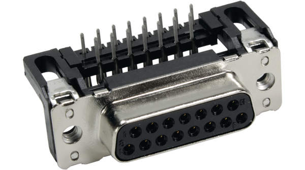 D-Sub-Steckverbinder, Buchse, DA-15, Radiale Leitungen