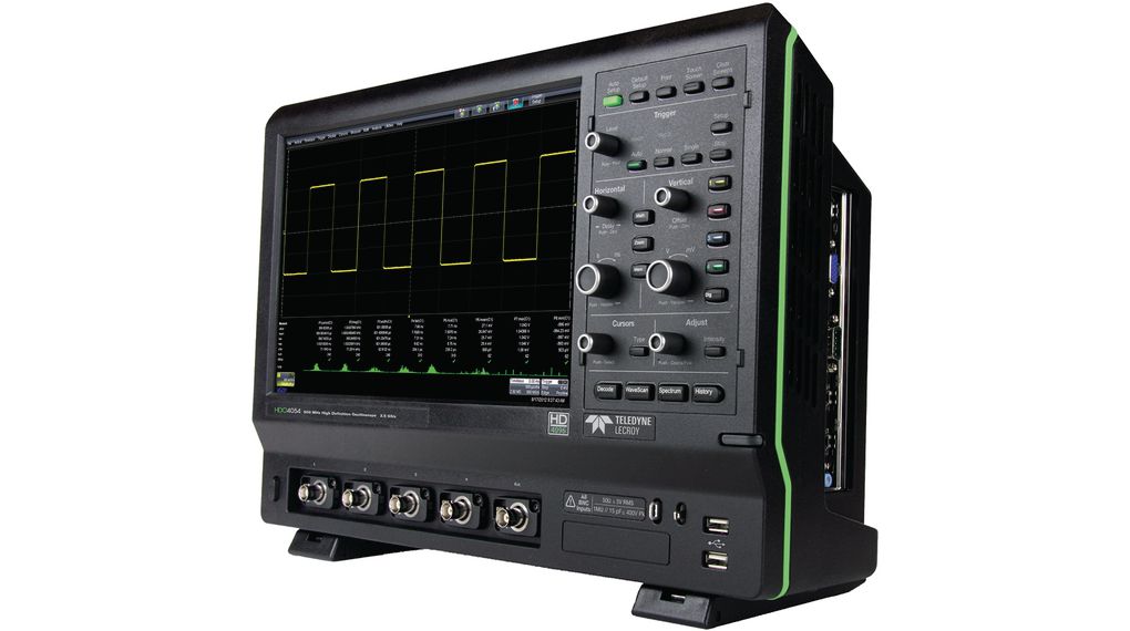 Osciloskop HDO4000x 1GHz 2.5GSPS USB / Ethernet / GPIB / Port pro externí monitor