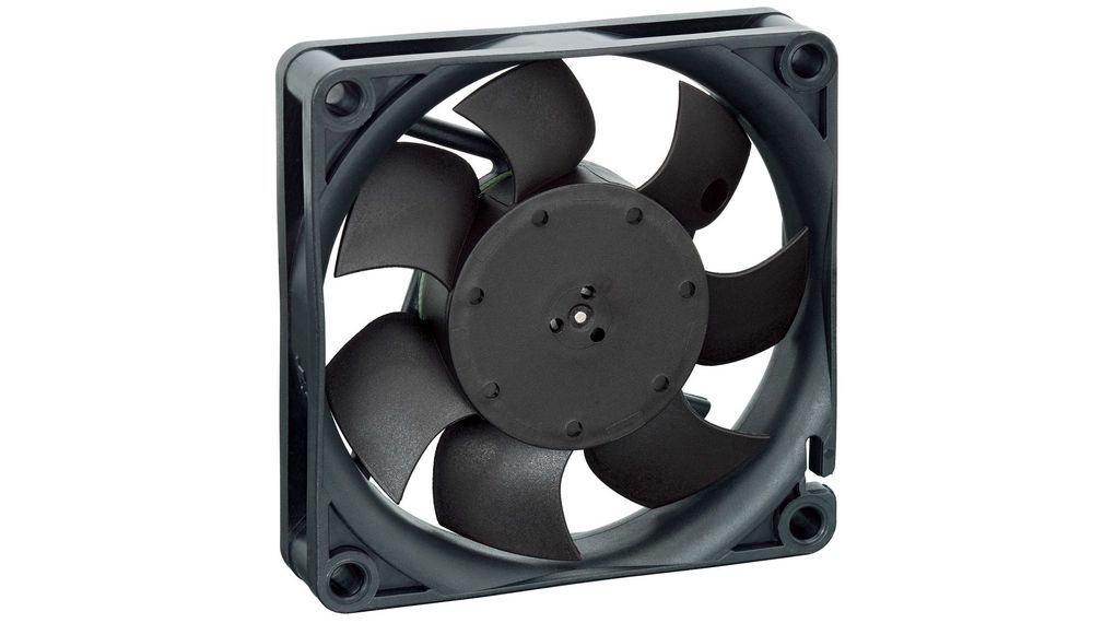 Axiální ventilátor DC 70x70x15mm 12V 23m³/h
